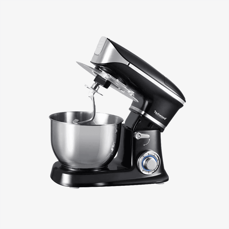  Robot pétrin noir bol inox-TCDR-136  - 2