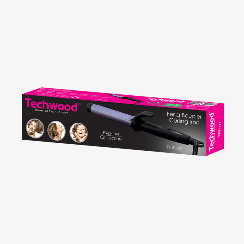 Fer a boucler 40W Cordon ceramique-TFB-237  - 2