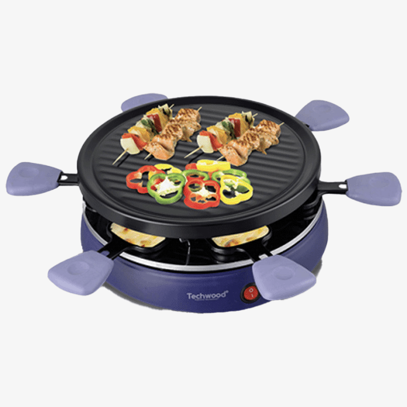 Raclette 6 poelons Grill-TRA-603