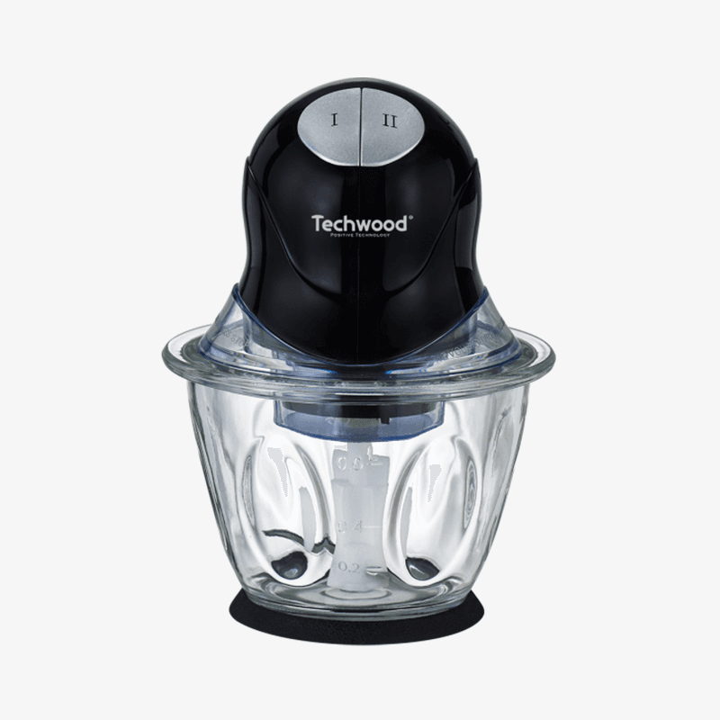 Hâchoir noir bol verre- THA-606
