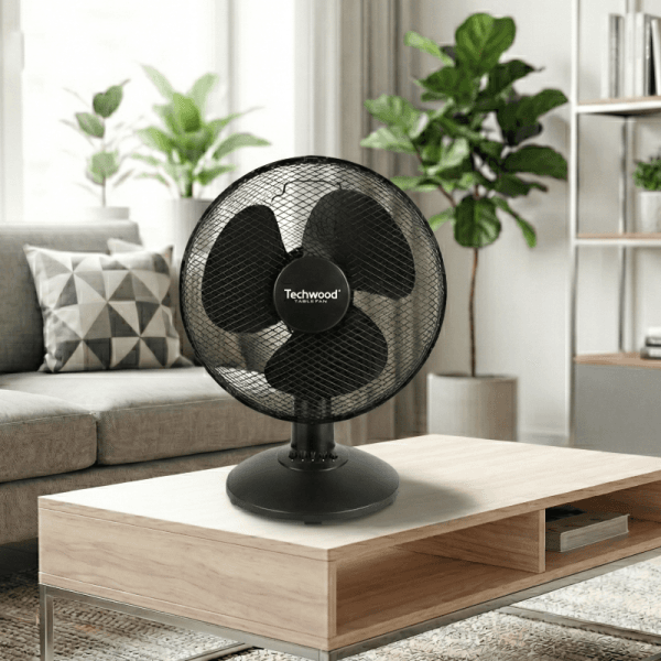 Ventilateur de table Noir Ø 30 cm-TVE-3036 - 2
