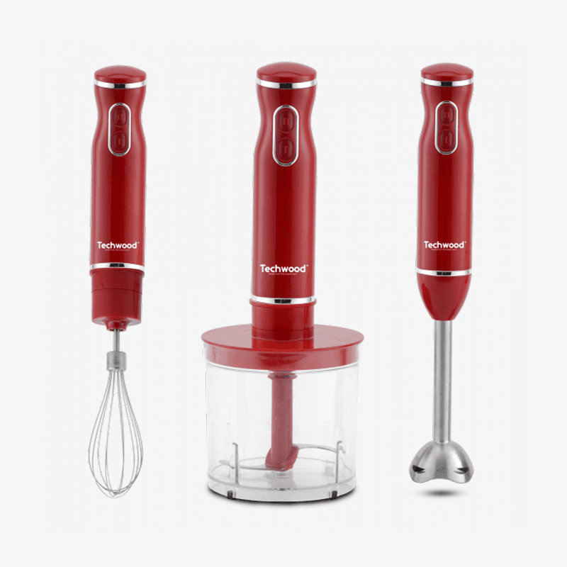 Mixer plongeant inox 3en1 grenat-TMS-9605 - Image principale