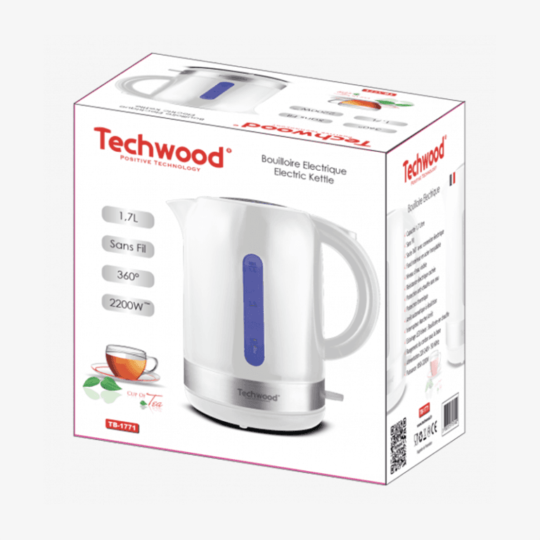 Bouilloire Blanc 1,7 L Sans Fil-TB-1771 - Image principale