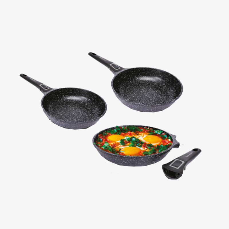 Set de 3 Poêles 242628cm - TP6-PO2468