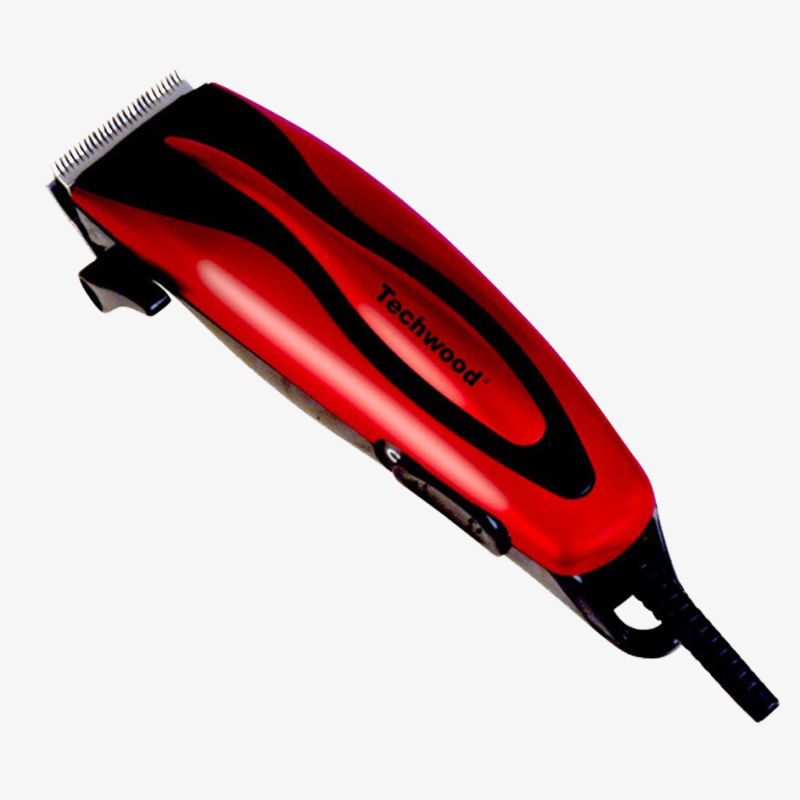 Tondeuse à cheveux rouge à secteur - TT-615